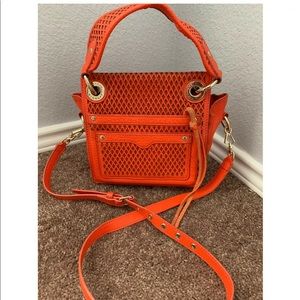 Rebecca Minkoff Perforated Style Orange Bag